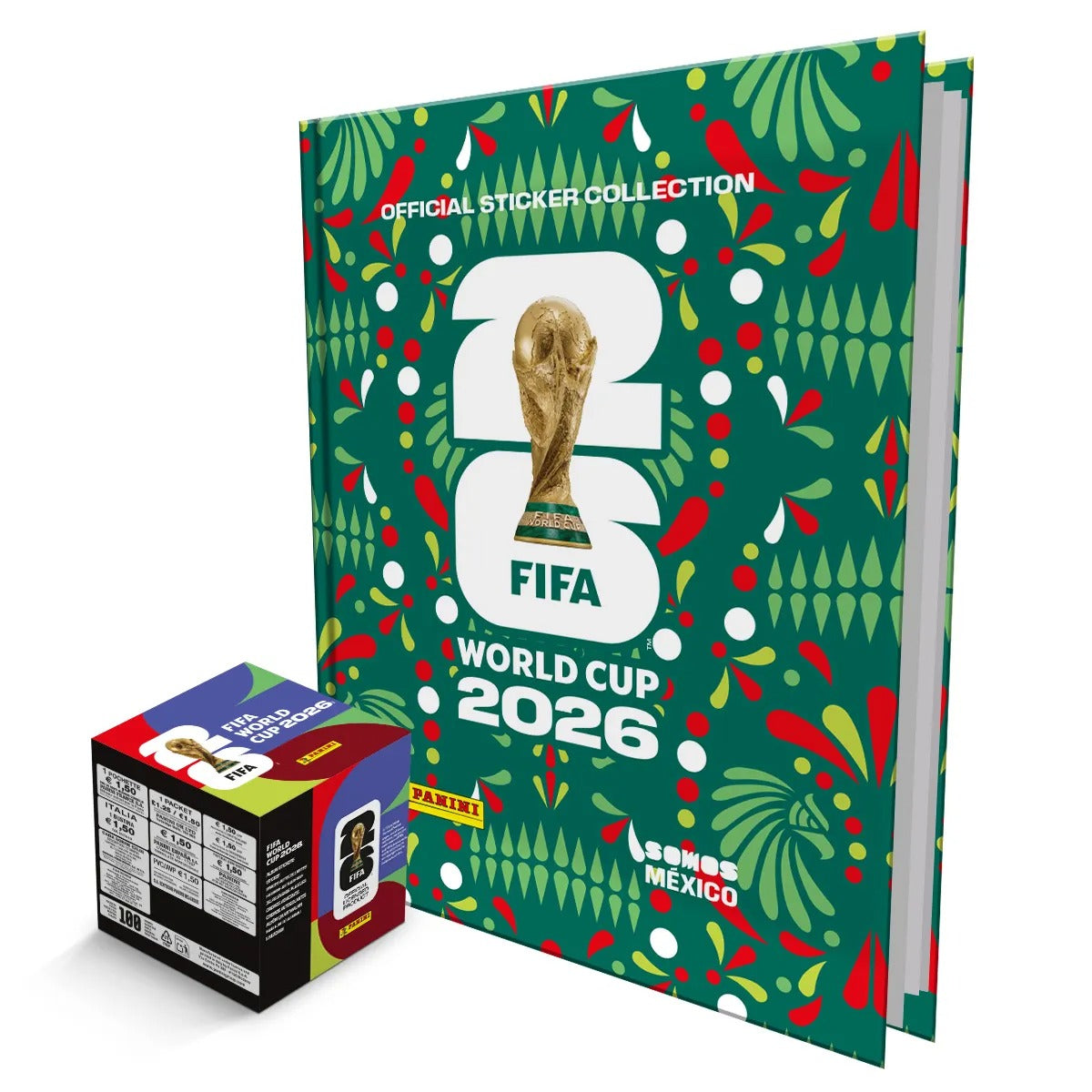 WORLD CUP 2026. ÁLBUM PASTA DURA + CAJA DE SOBRES. 100 sobres